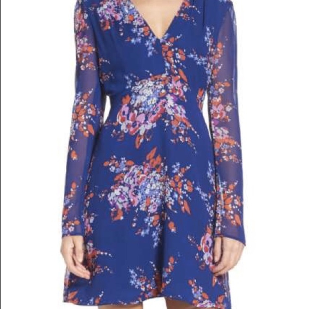 BNWT NORDSTROM LONG SLEEVE FLORAL DRESS